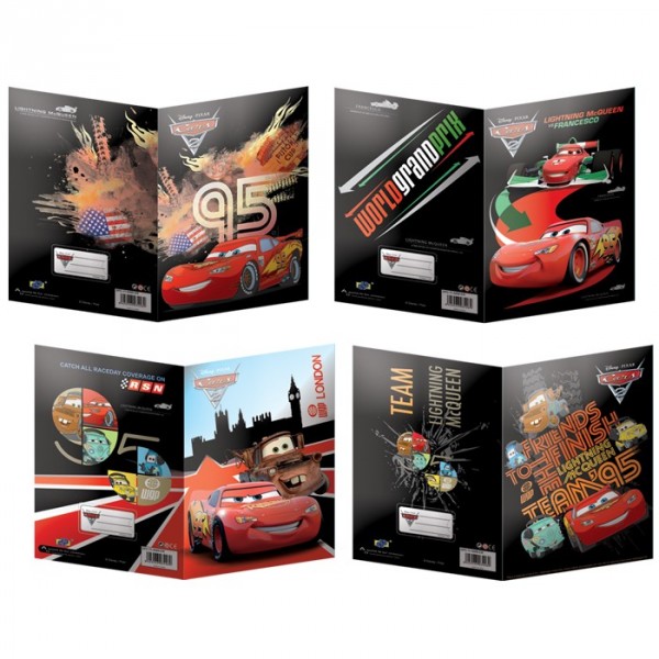 Coperta caiet A5 - Cars