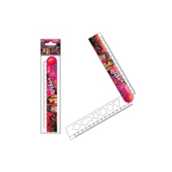 Rigla pvc extensibila DP Urban Girls - 30 cm