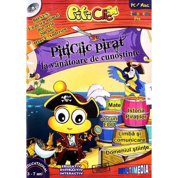 CD PitiClic - PitiClic pirat la vanatoare de cunostinte