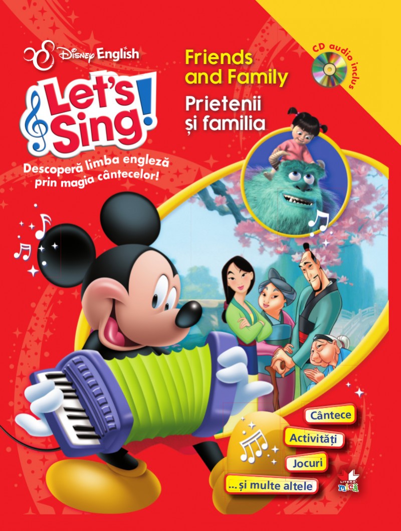 Let's sing! - Friends and family - Prietenii si familia - Carte+CD