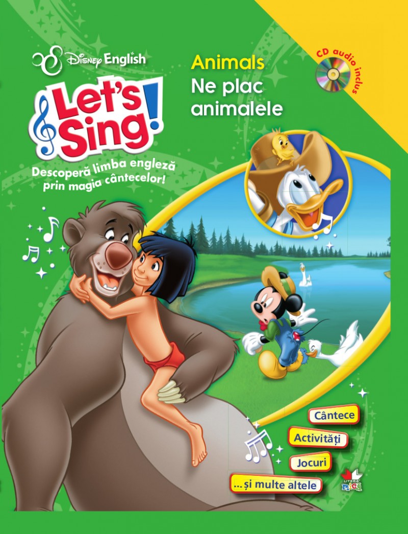 Let's sing! - Animals - Ne plac animalele - Carte+CD