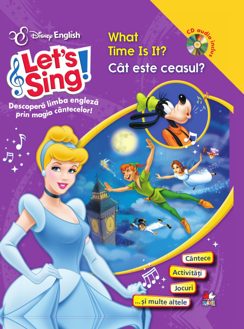 Let's sing!! - What time is it? - Cat este ceasul? - Carte+CD