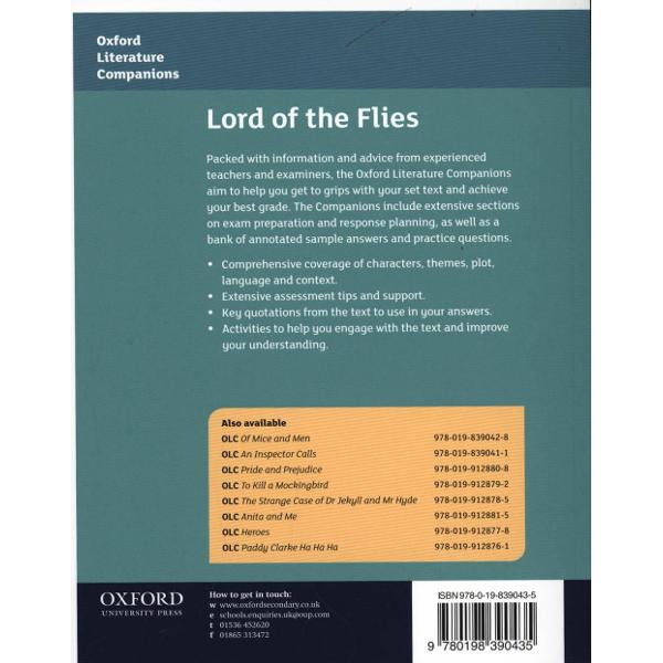 Oxford Literature Companions: Lord of the Flies