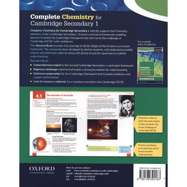 Complete Chemistry for Cambridge Secondary 1 Student Book