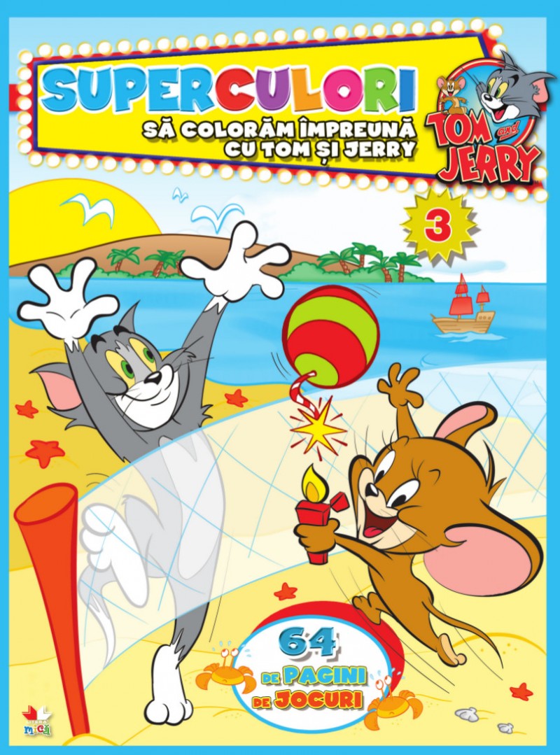 Superculori. Sa coloram impreuna cu Tom si Jerry