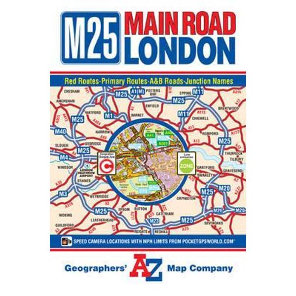 M25 Main Road Map of London