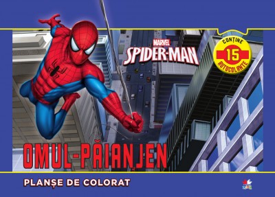 Marvel Spider-Man. Omul-Paianjen - Planse de colorat