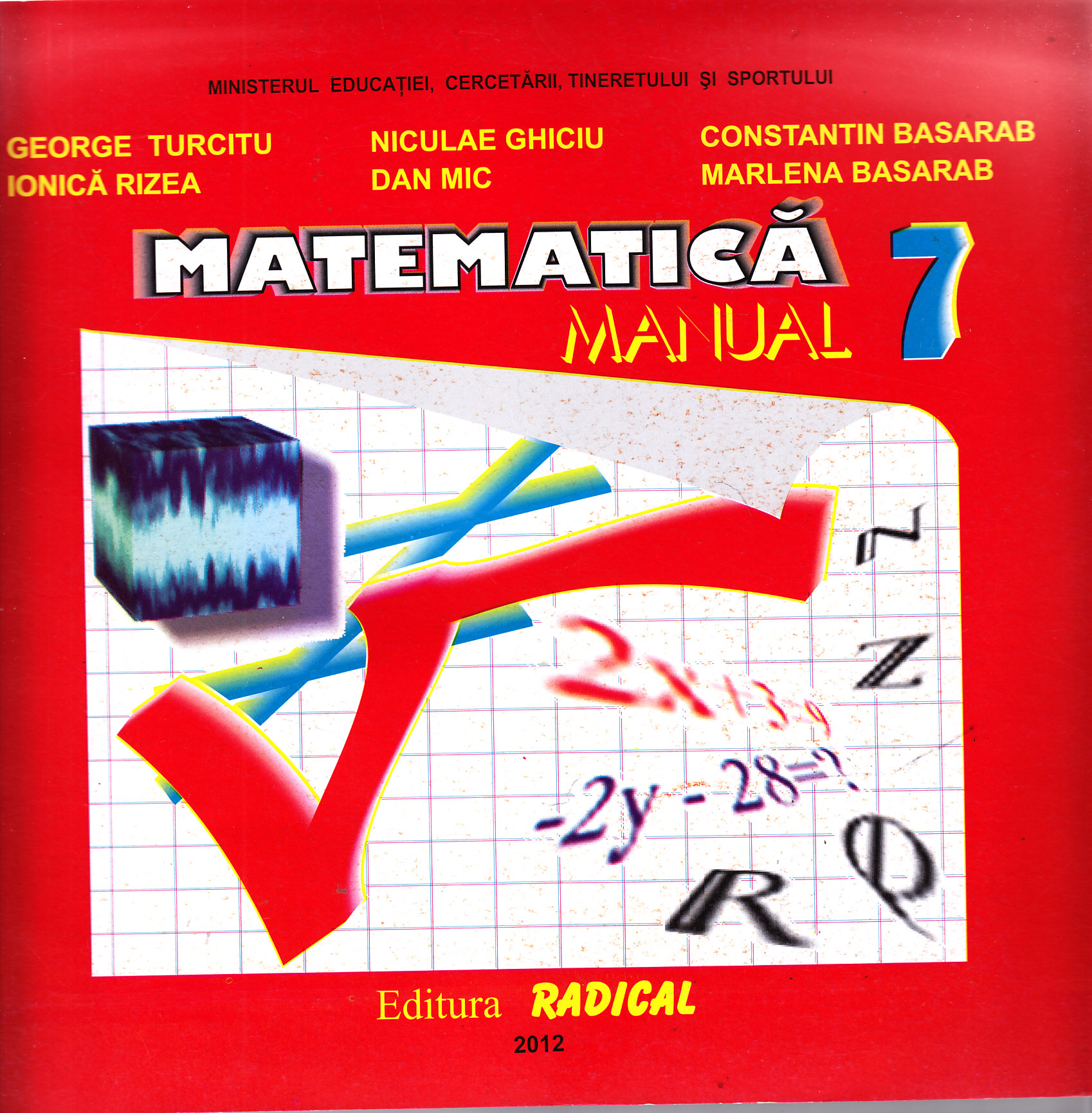 Matematica - Clasa 7 - Manual - George Turcitu, Niculae Chiciu