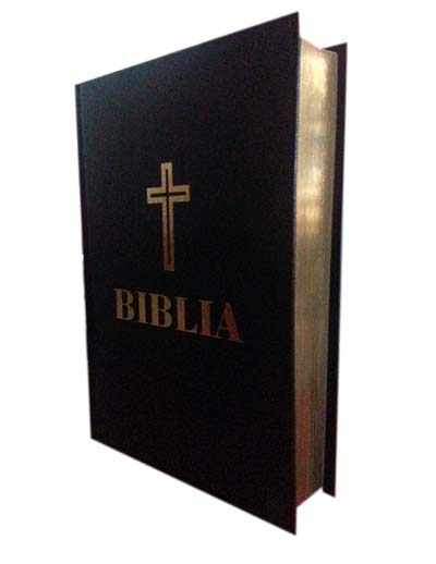 Biblia neagra aurie
