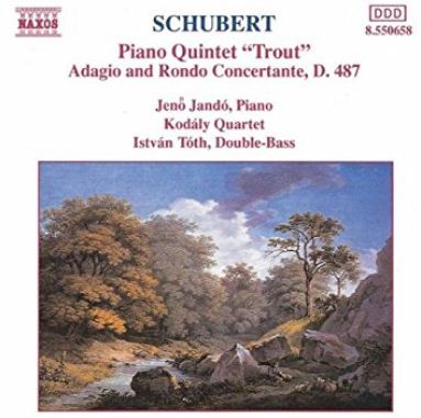 CD Schubert - Piano quintet Trout, Adagio and rondo concertante, D.487