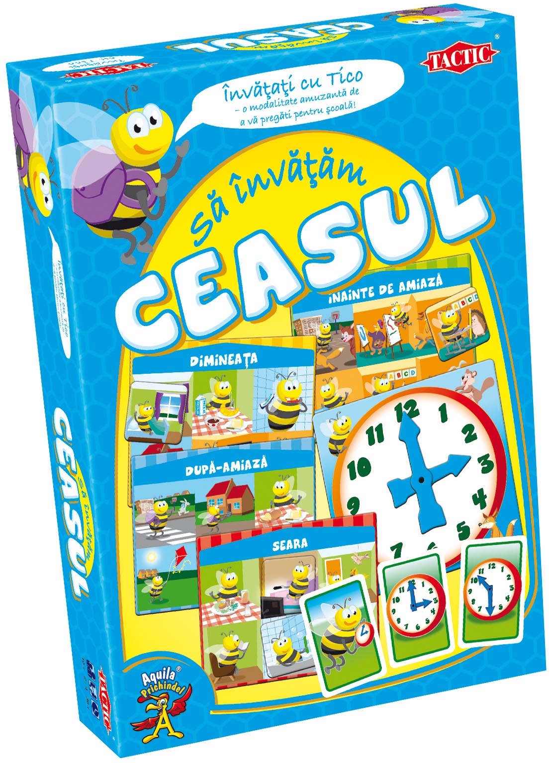 Tactic - Invatati cu Tico - Sa invatam ceasul 4+