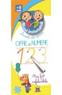 Poza produsului Micul imbatabil - Invat sa scriu cifre si numere - 4+