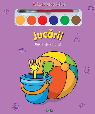 Jucarii - Miracolul Culorilor - Carte de colorat