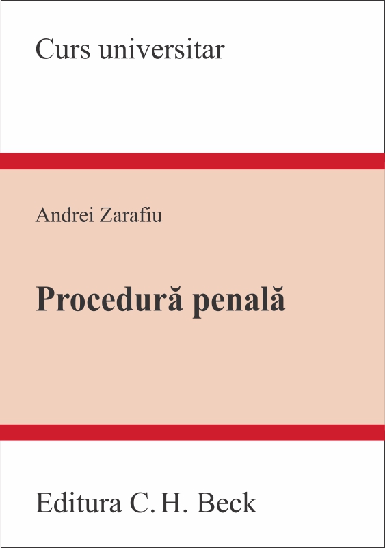 Procedura penala - Andrei Zarafiu