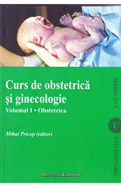Coperta cărții Curs de obstetrica si ginecologie - vol. 1 - Obstetrica