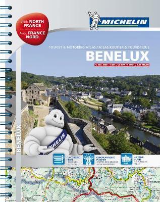 Benelux and North of France A4 Spiral Atlas