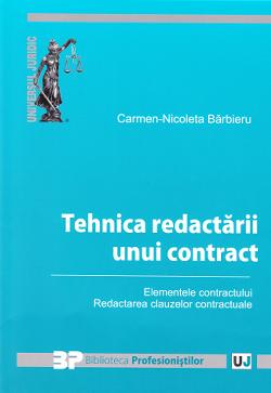 Tehnica redactarii unui contract - Carmen-Nicoleta Barbieru