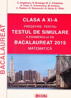 Bac 2015 Matematica clasa 11 pregatire pentru testul de simulare - C. Angelescu, N. Buzduga