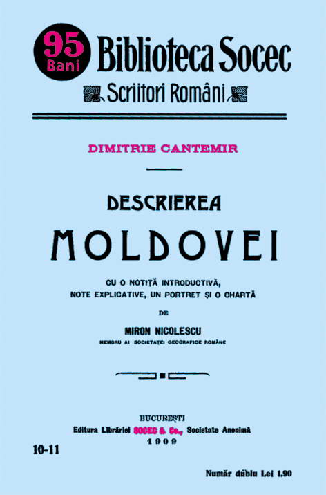 Descrierea Moldovei - Dimitrie Cantemir