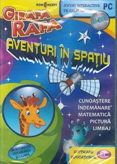 Coperta cărții 'CD educativ. 3-7 ani - Girafa Rafa Aventuri in spatiu'