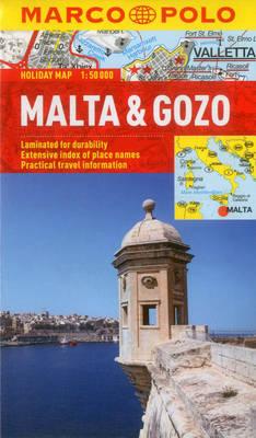 Malta & Gozo Marco Polo Holiday Map