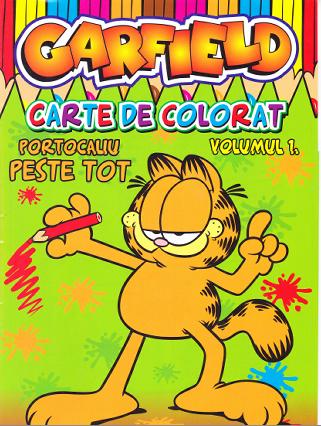 Garfield vol.1: Portocaliu peste tot. Carte de colorat