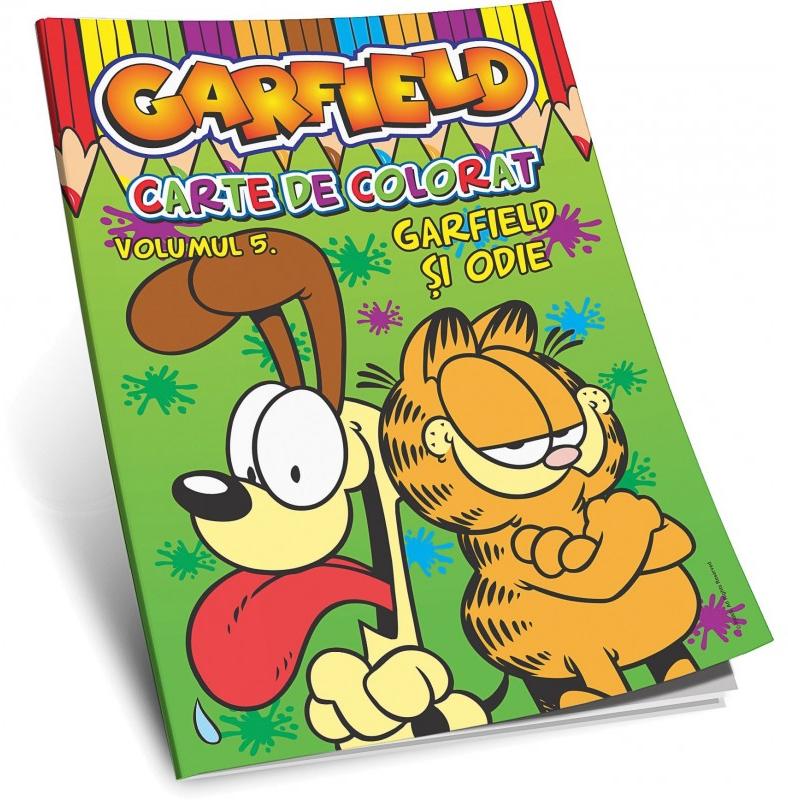 Garfield vol.5: Garfield si Odie. Carte de colorat