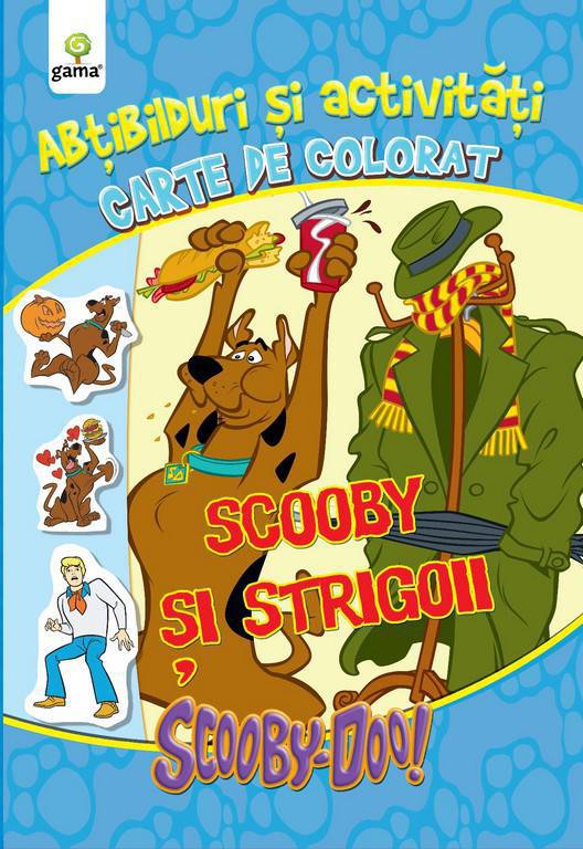 Scooby-Doo! - Scooby si strigoii - Abtibilduri si activitati. Carte de colorat