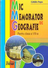 Mic Memorator de Geografie cls 8 - Catalin Popa