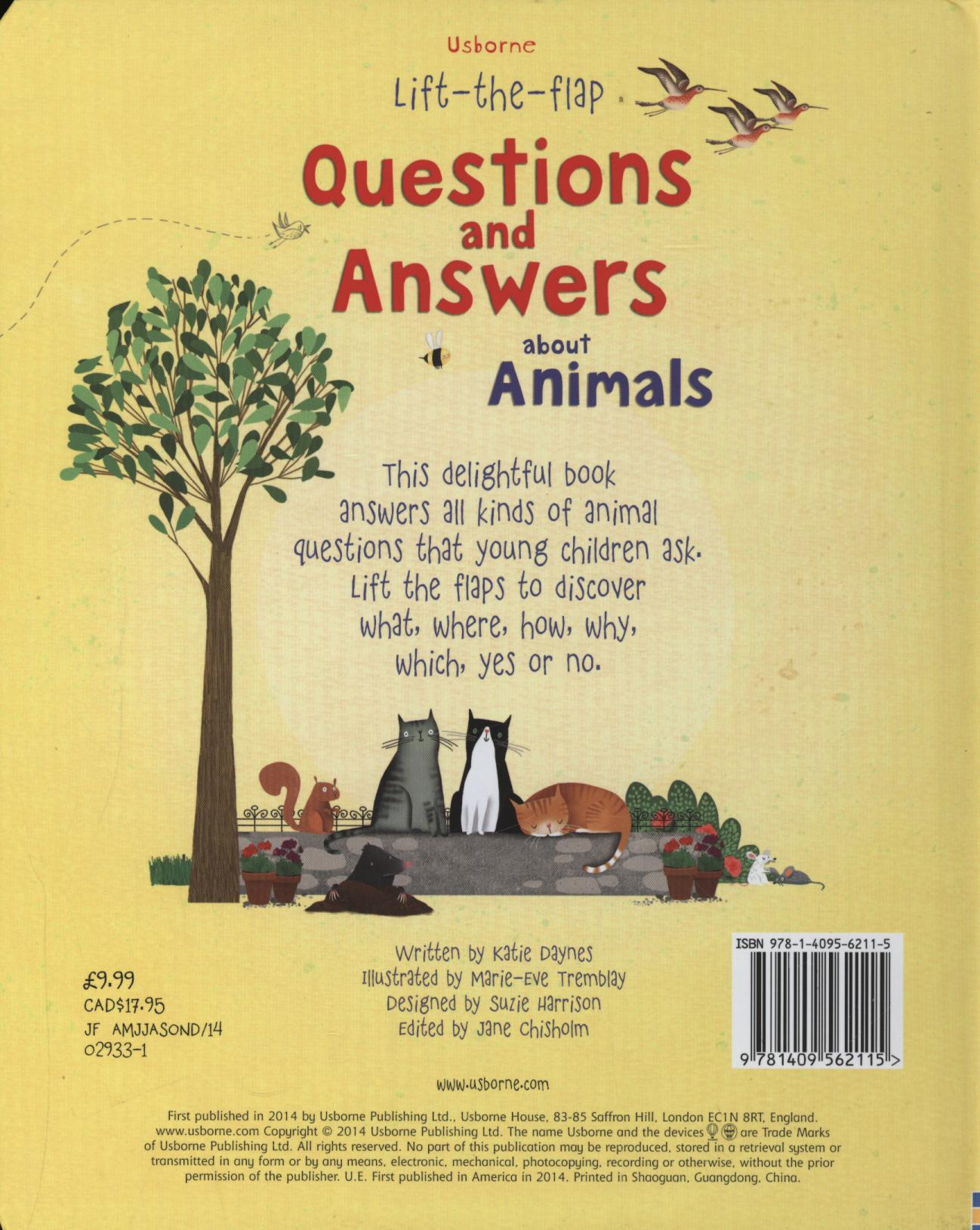 Lift the Flap Questions & Answers about Animals
