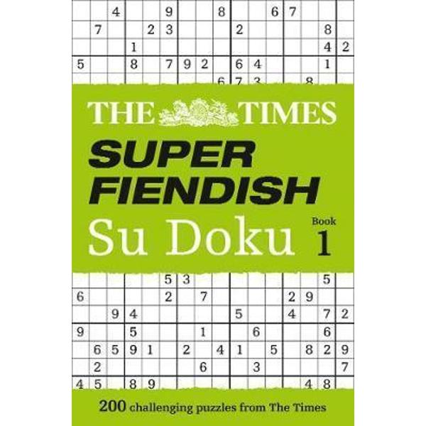 Times Super Fiendish Su Doku Book 1