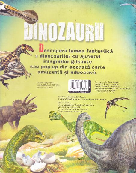 Carte cu pop-up - Dinozaurii