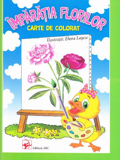 Imparatia Florilor. Carte de colorat - Elena Lescu