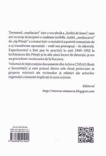 Documentele reeducarii - Mircea Stanescu