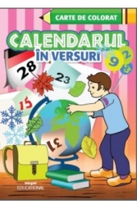 Calendarul in versuri. Carte de colorat