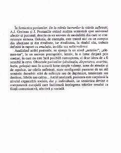 Coperta cărții 'Semiotica pasiunilor - Algirdas J. Greimas, Jacques Fontanille'