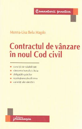 Contractul de vanzare in noul Cod civil - Monna-Lisa Belu Magdo