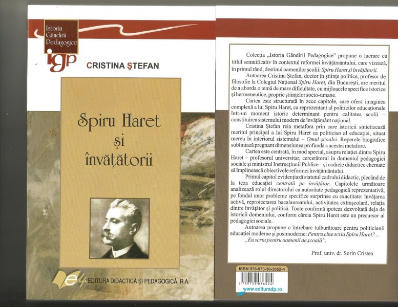 Spiru Haret si invatatorii - Cristina Stefan