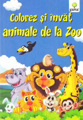 Colorez si invat animale de la zoo