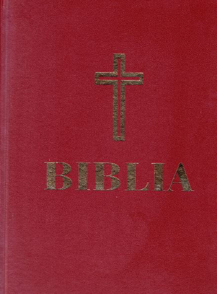 Biblia pentru batrani (visinie, format mare)