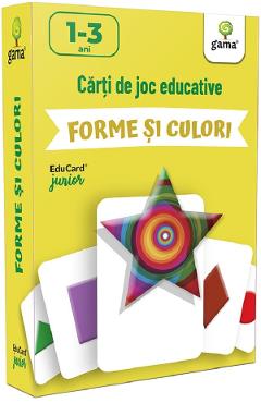 Forme si culori. Carti de joc educative