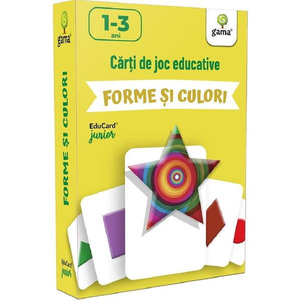 Forme si culori. Carti de joc educative