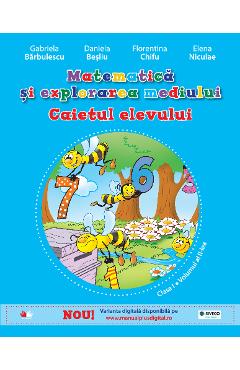 Coperta cărții 'Matematica si explorarea mediului cls 1 Caiet vol.2 - Gabriela Barbulescu, Daniela Besliu'