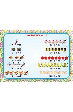 Set 8 planse: Scaderea cu 0-10