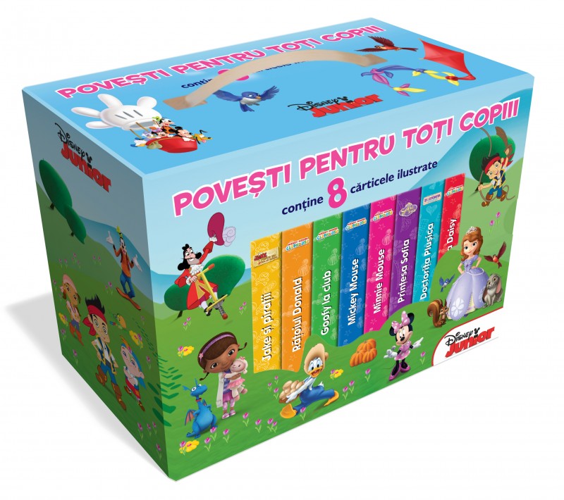 Povesti pentru toti copiii (contine 8 carticele ilustrate)