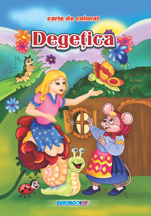 Degetica - Carte de colorat