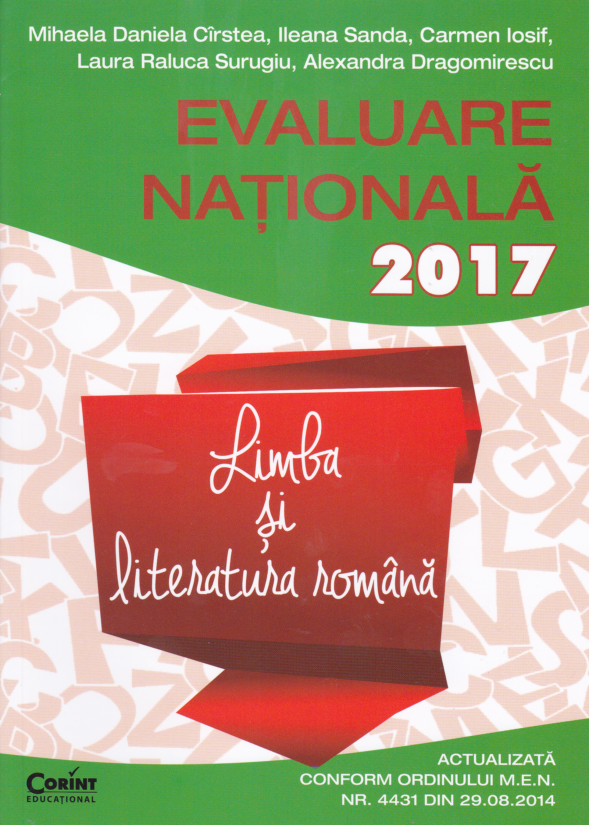 Evaluare nationala 2017 romana - Mihaela Daniela Cirstea, Ilena Sanda