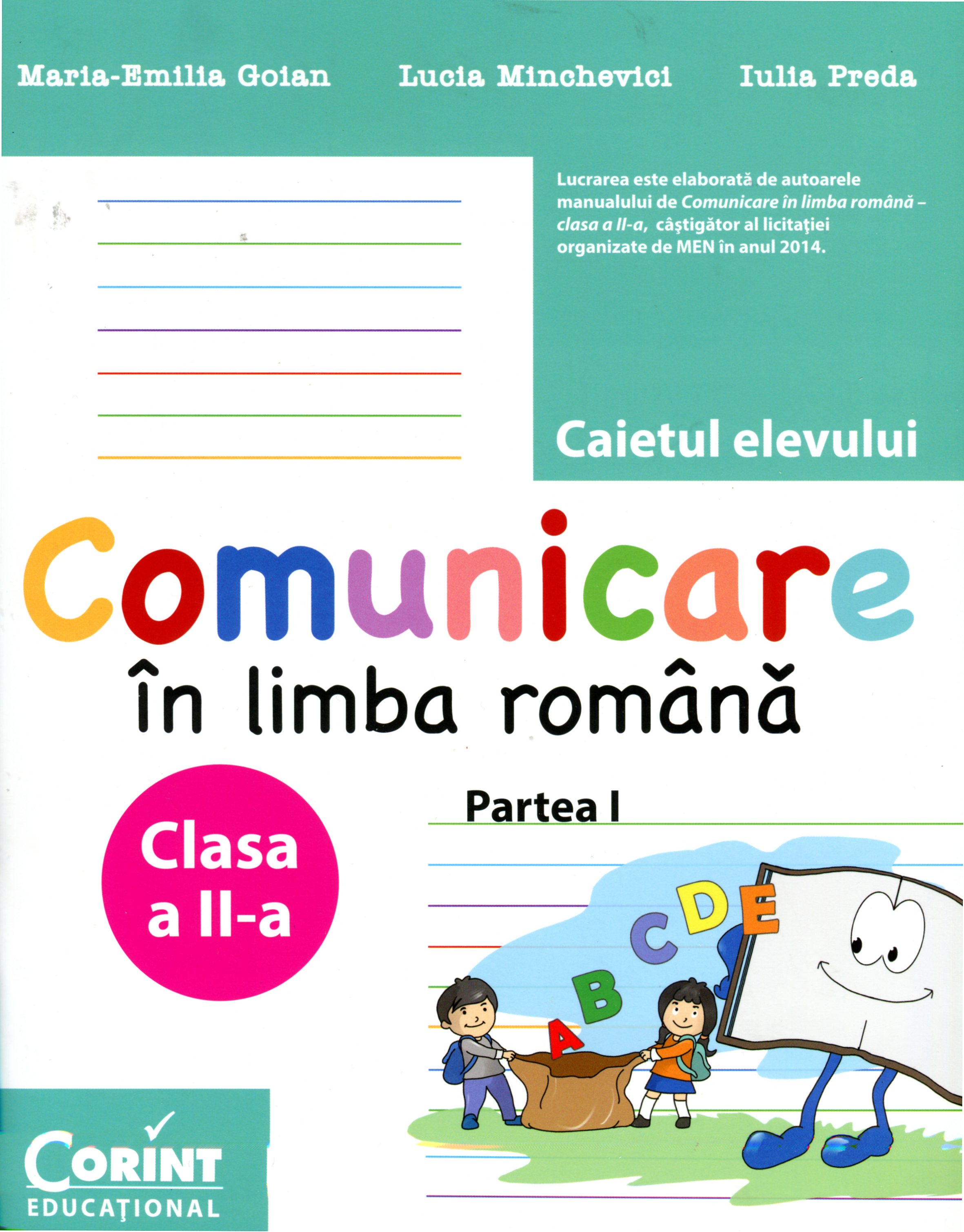 Comunicare in limba romana clasa 2 partea 1 caiet - Maria-Emilia Goian, Lucia Minchevici