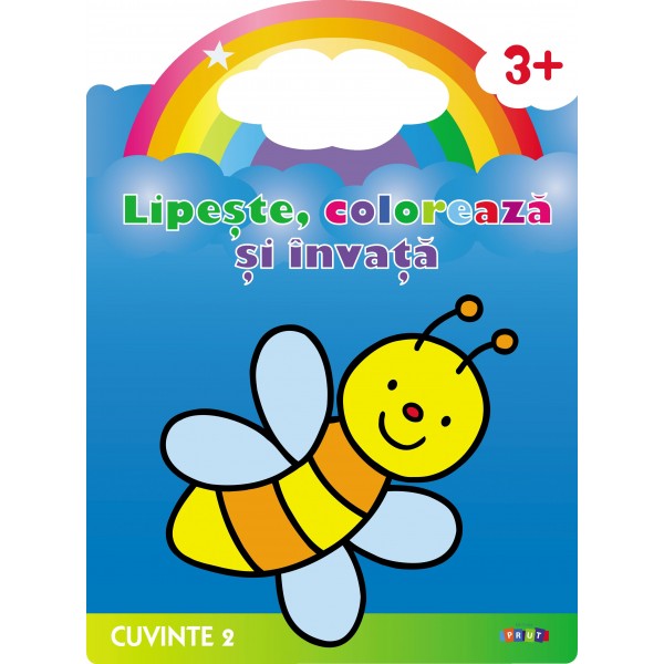 Lipeste, coloreaza si invata cuvinte 2 3 ani+