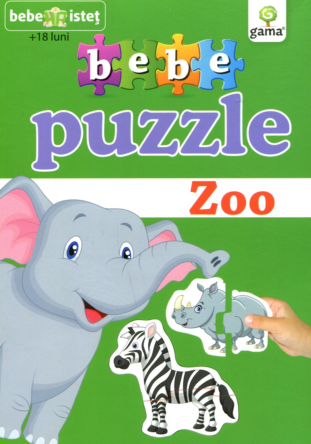 Bebe Puzzle +18 Luni - Zoo